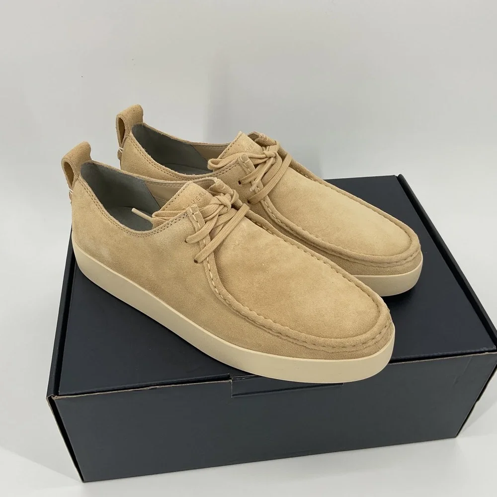 Everlane Forever Wallabee Boot Mens‎ 9 Sand Beige Suede Lace Up Moc Toe Casual